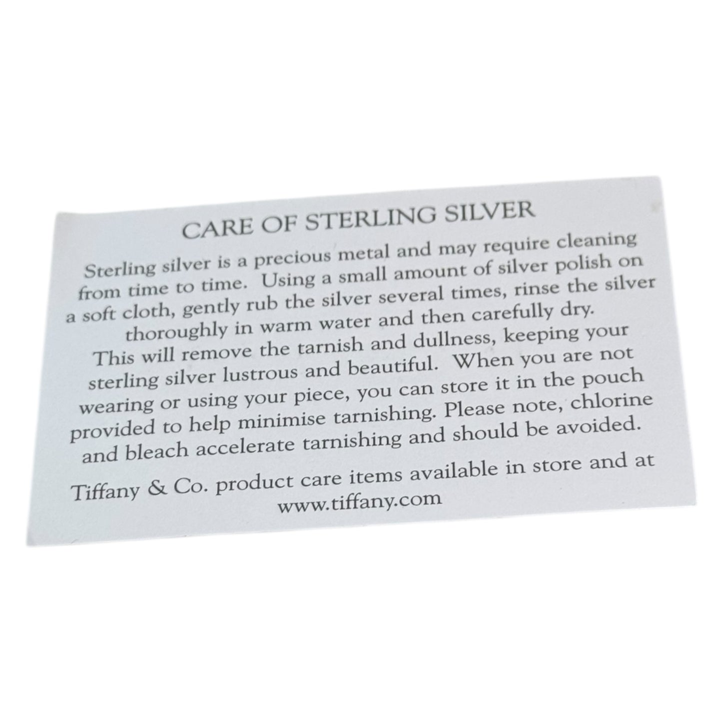 Tiffany and Co. Sterling Silver Ring