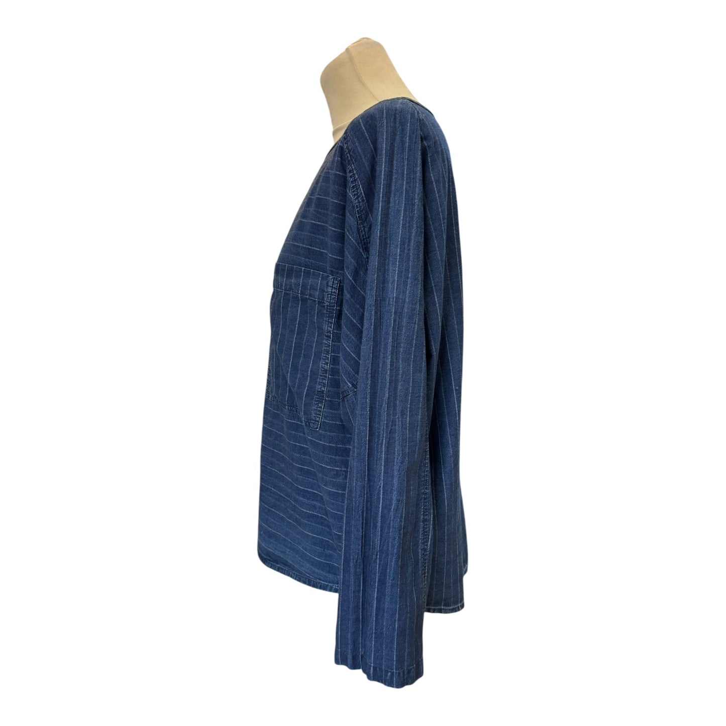 Ischiko Denim Stripe Top - 14