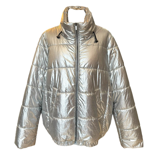 Marina Rinaldi Silver Padded Jacket - 20