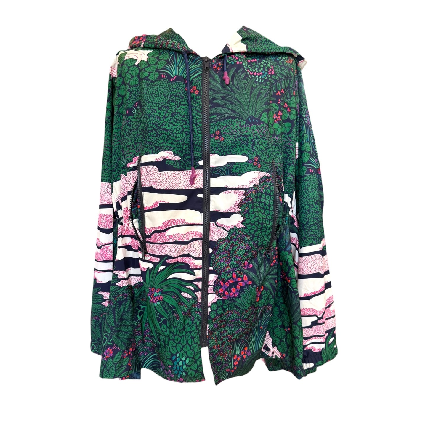 Ottod'ame Patterned Rain Coat - 12