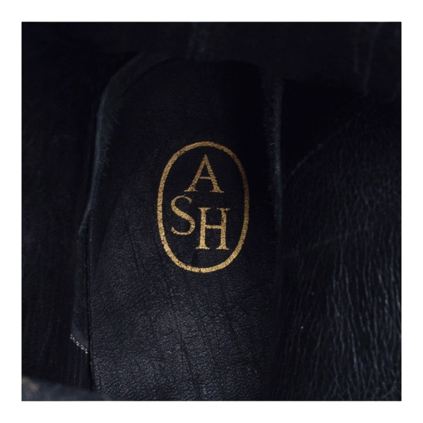 Ash Leather Mid-Calf Distressed Studded Boots - 37/4 - Worn Twice