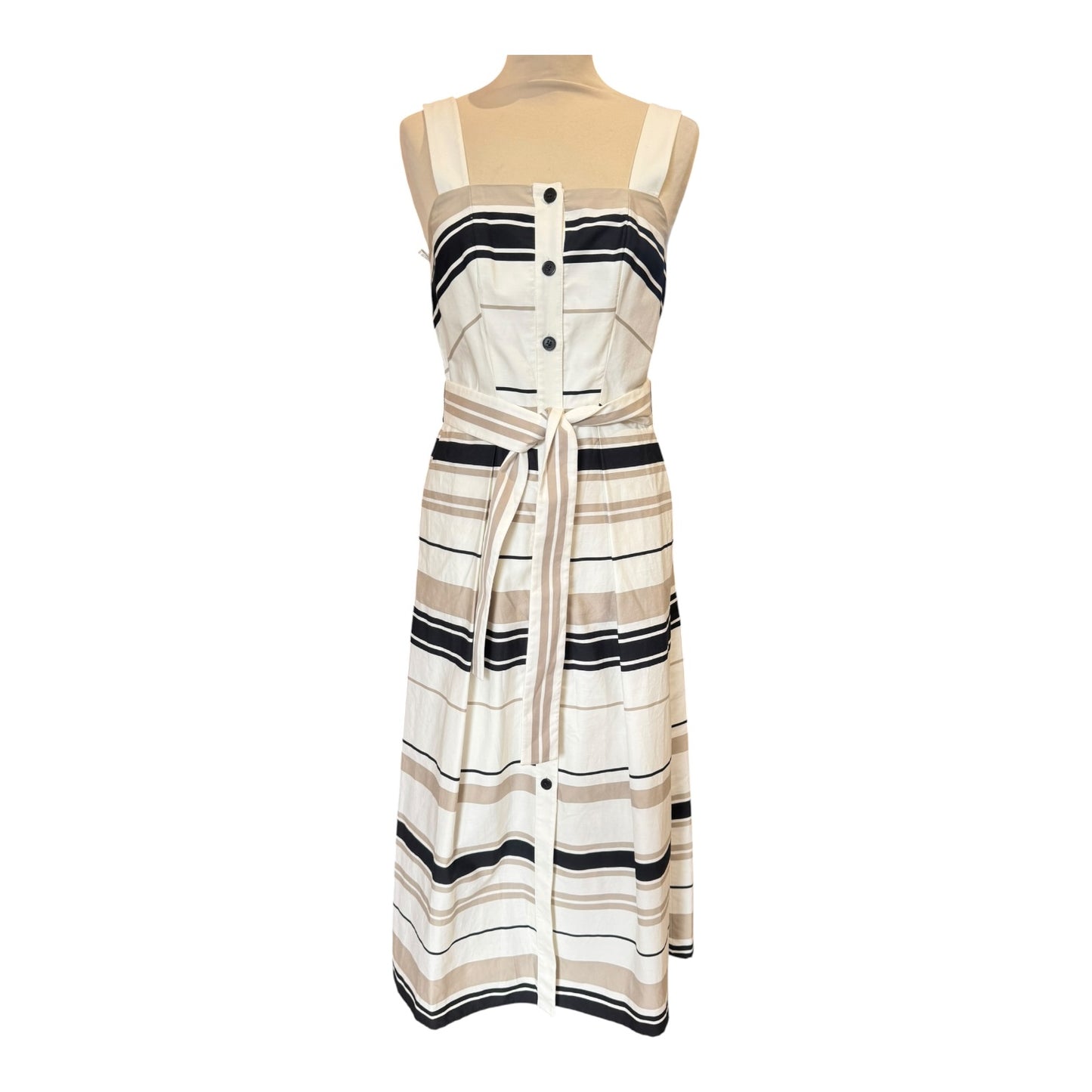 Karen Millen Striped Day Dress - 8 - NEW