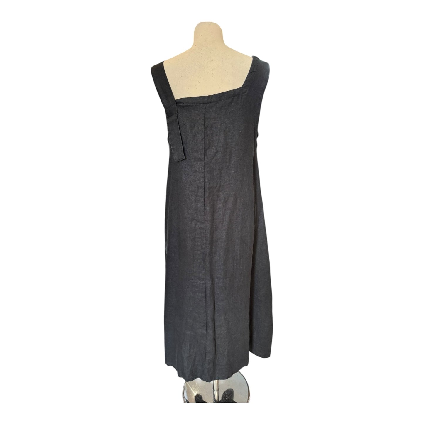 Nuzina Designer Prints Musica Linen Dress - 12 - NEW