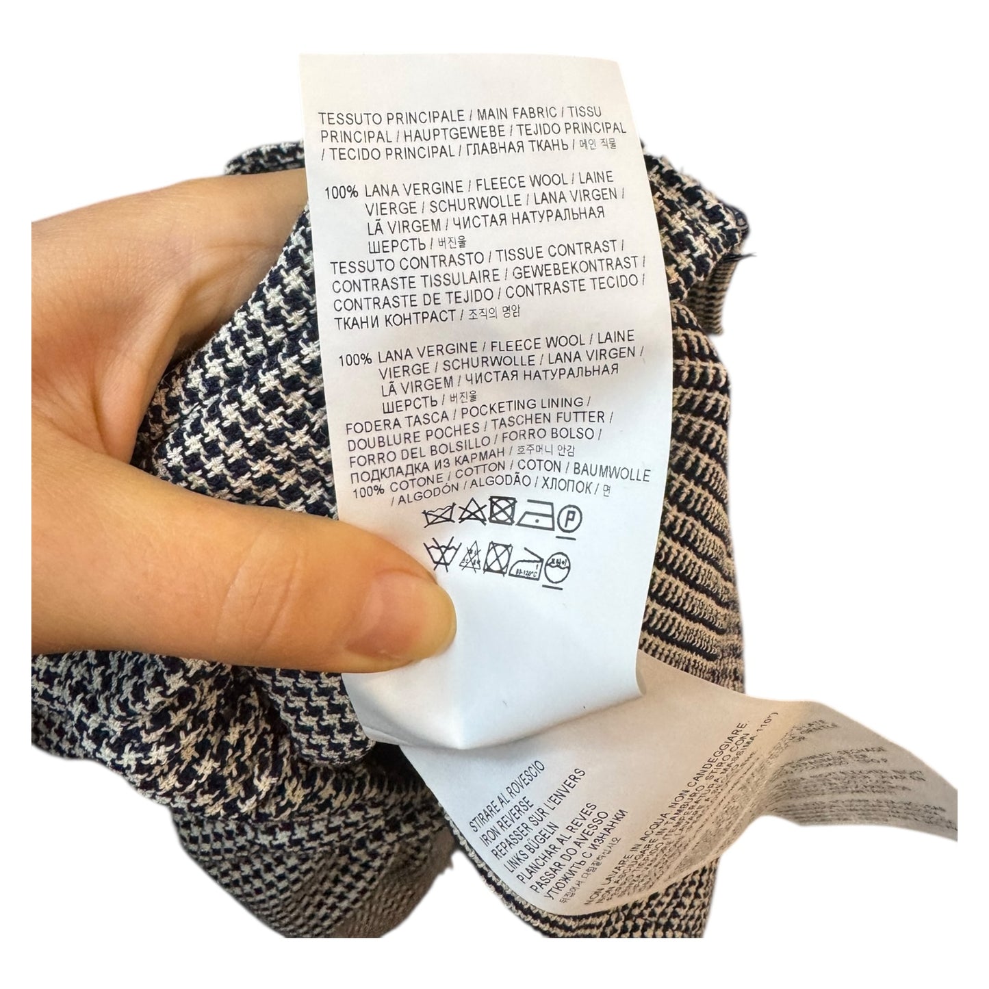 Golden Goose Black and White Wool Trousers with Side Fringe - 12/14