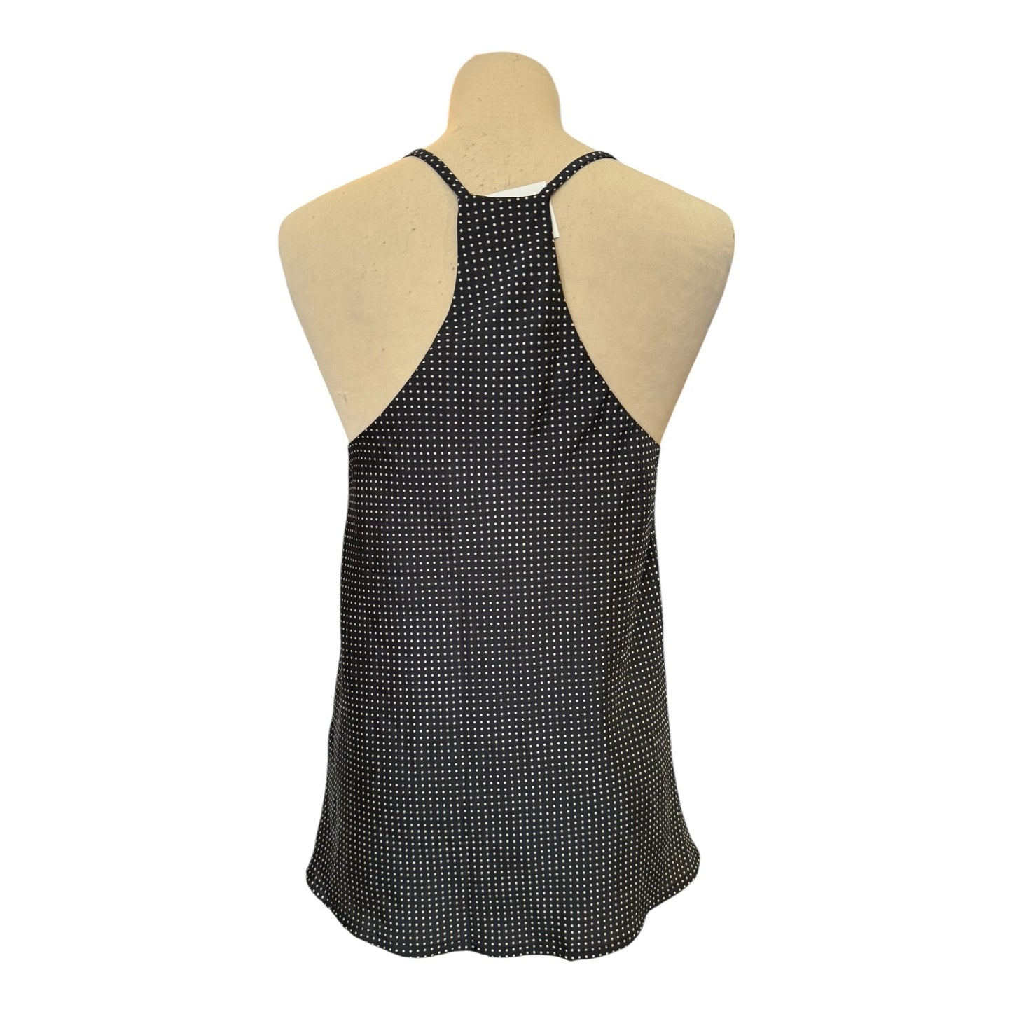 Kate L'Altramoda Black Polka Dot Racer Vest - 8/10