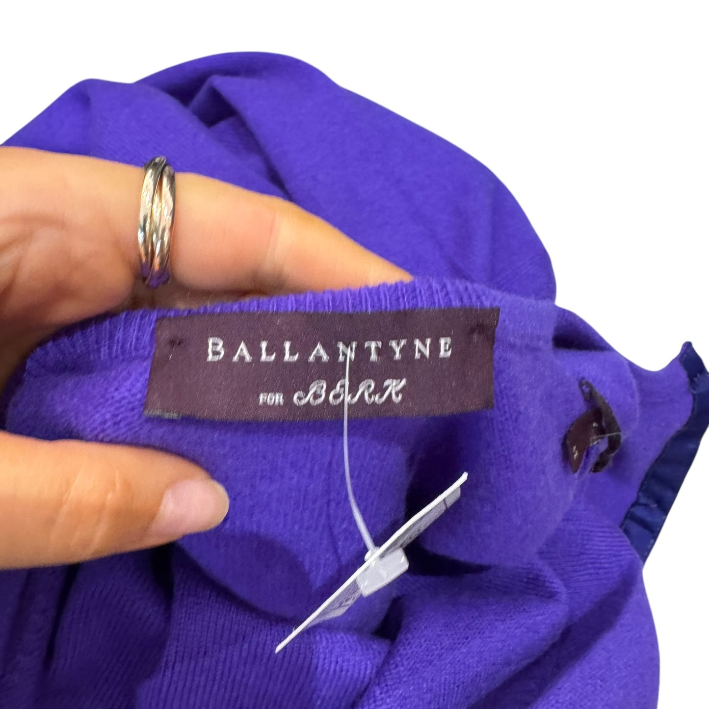 Ballantyne Purple Cashmere Two Piece - 12/14 - NEW