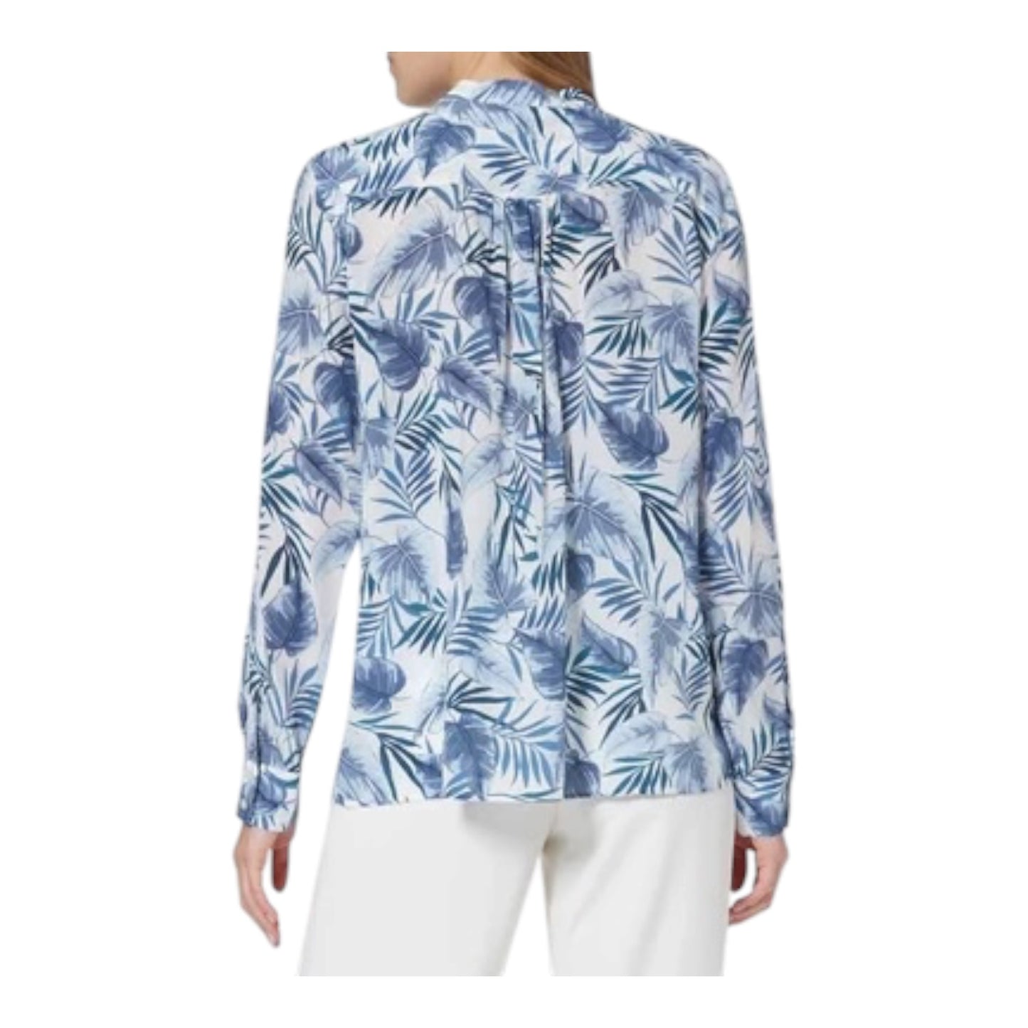 Marella Silk Salto Leaf Print Shirt - 14