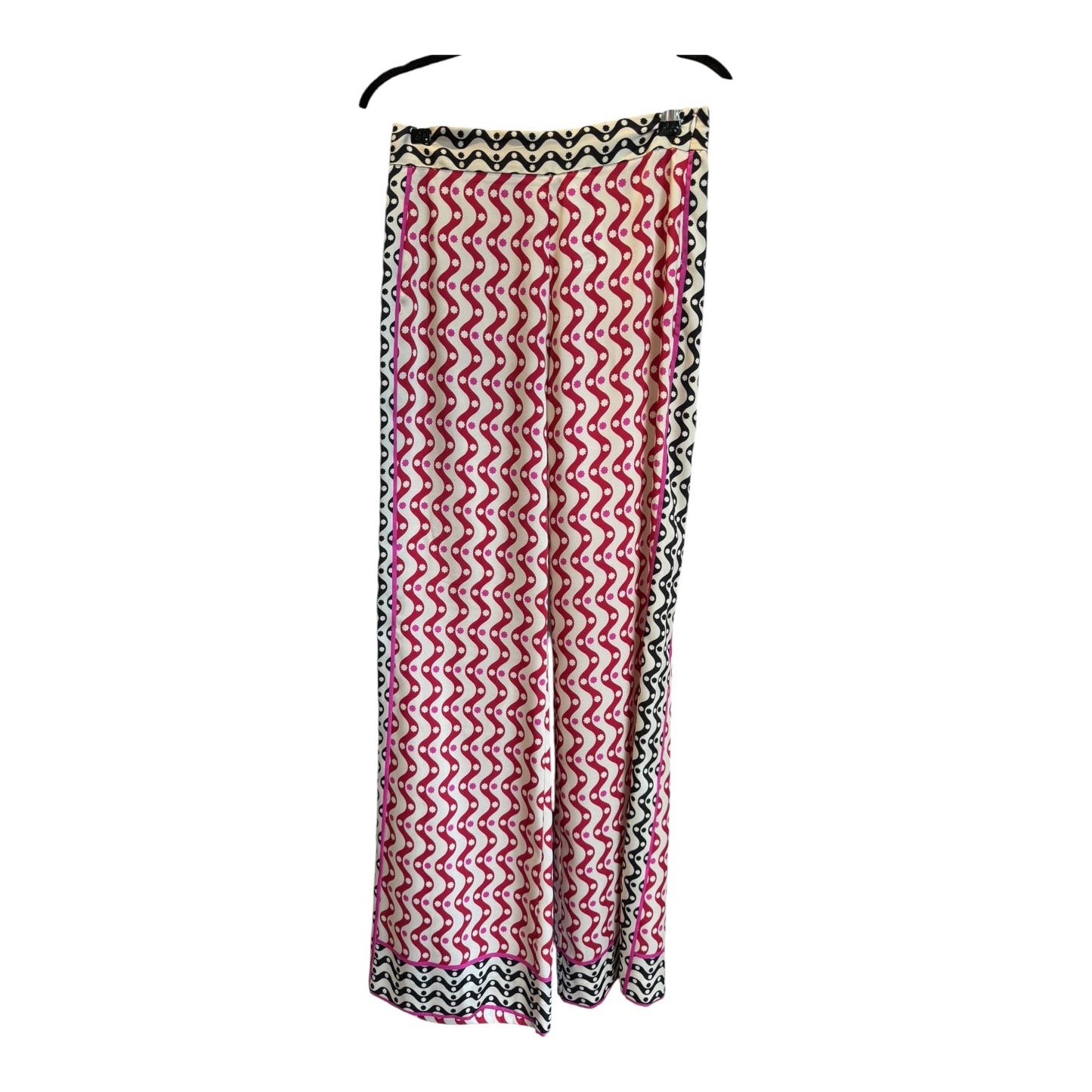 Sandro x Louis Barthelemy Pink Red Pattern Trousers - 10