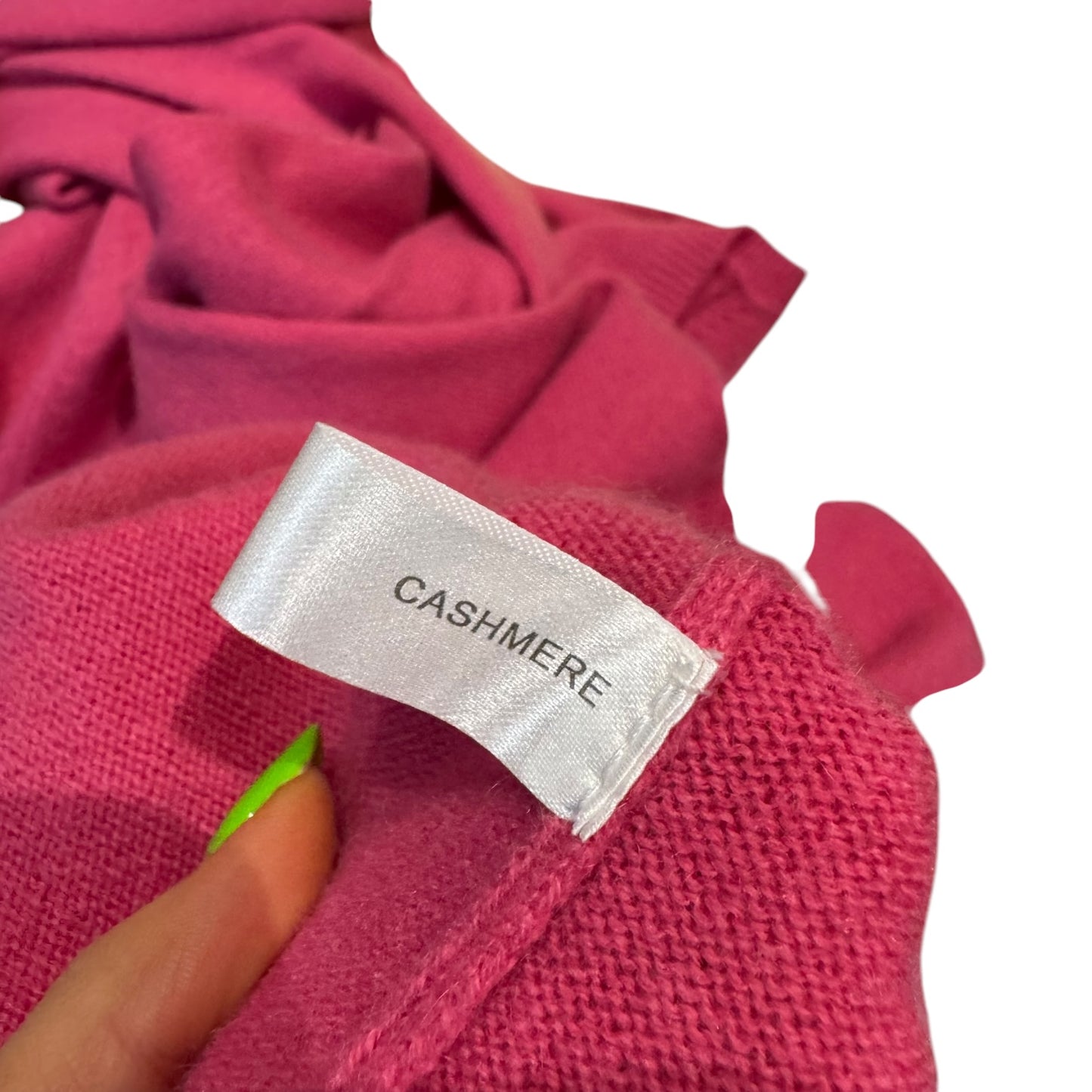 Caroline Pink and Orange Cashmere Jumper - 12