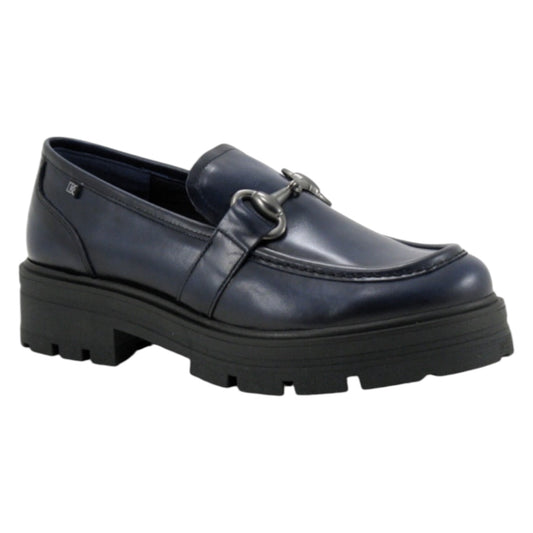 DorKing Navy Horsebit Chunky Loafers - 41 / 8