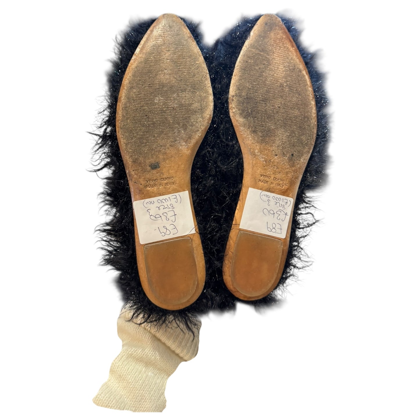 Simone Rocha Black Fluffy Pumps - 36 / 3