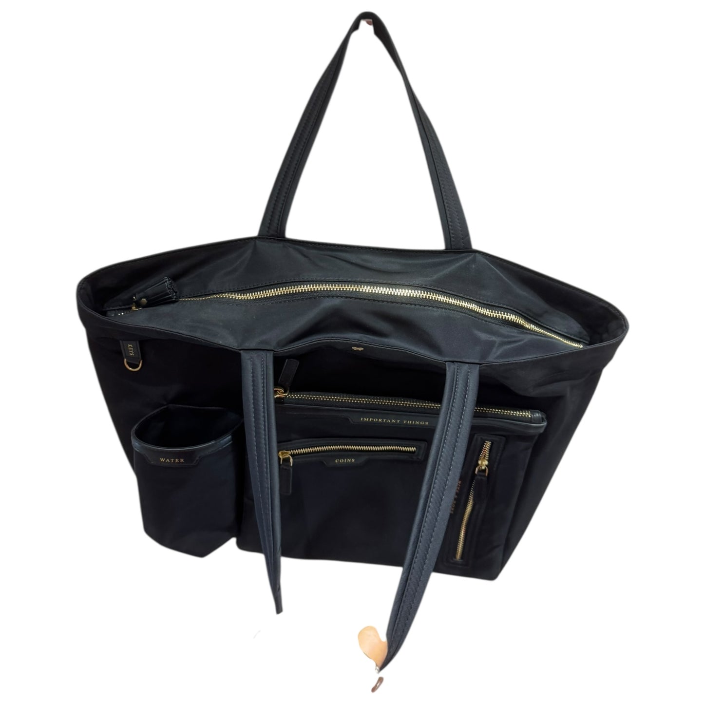 Anya Hindmarch Black E/W Multi Pocket Tote