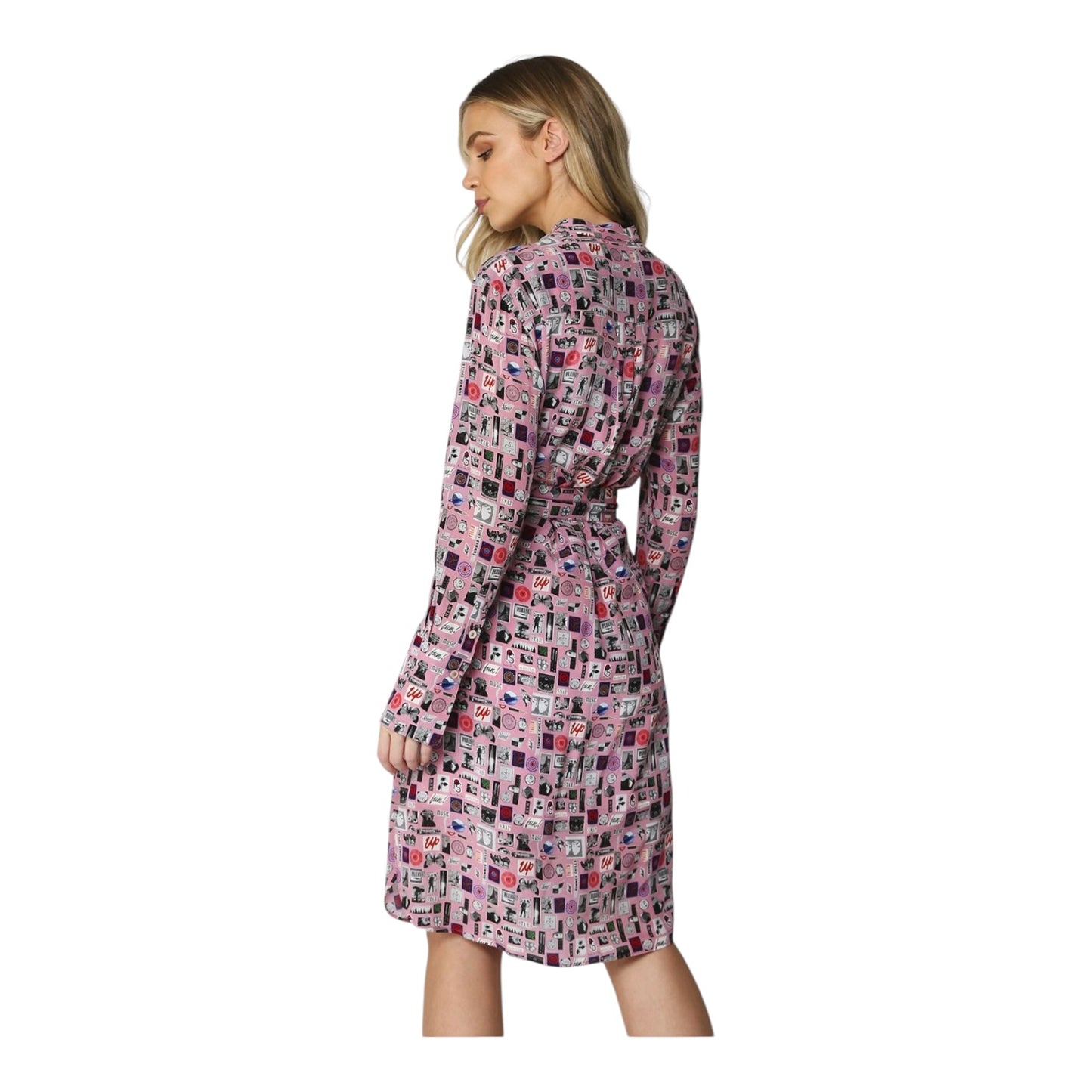 Paul Smith Silk Postcard Shirt Dress - 8/10 - NEW