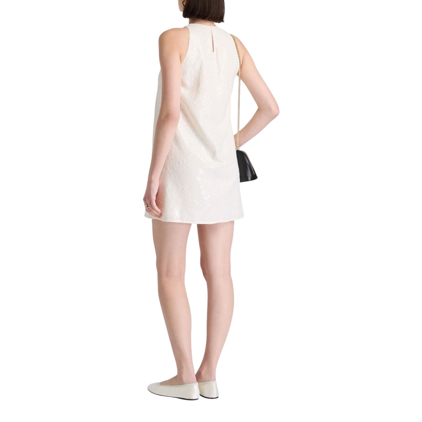 Claudie Pierlot Sequined Crepe Mini Dress - 12 - NEW