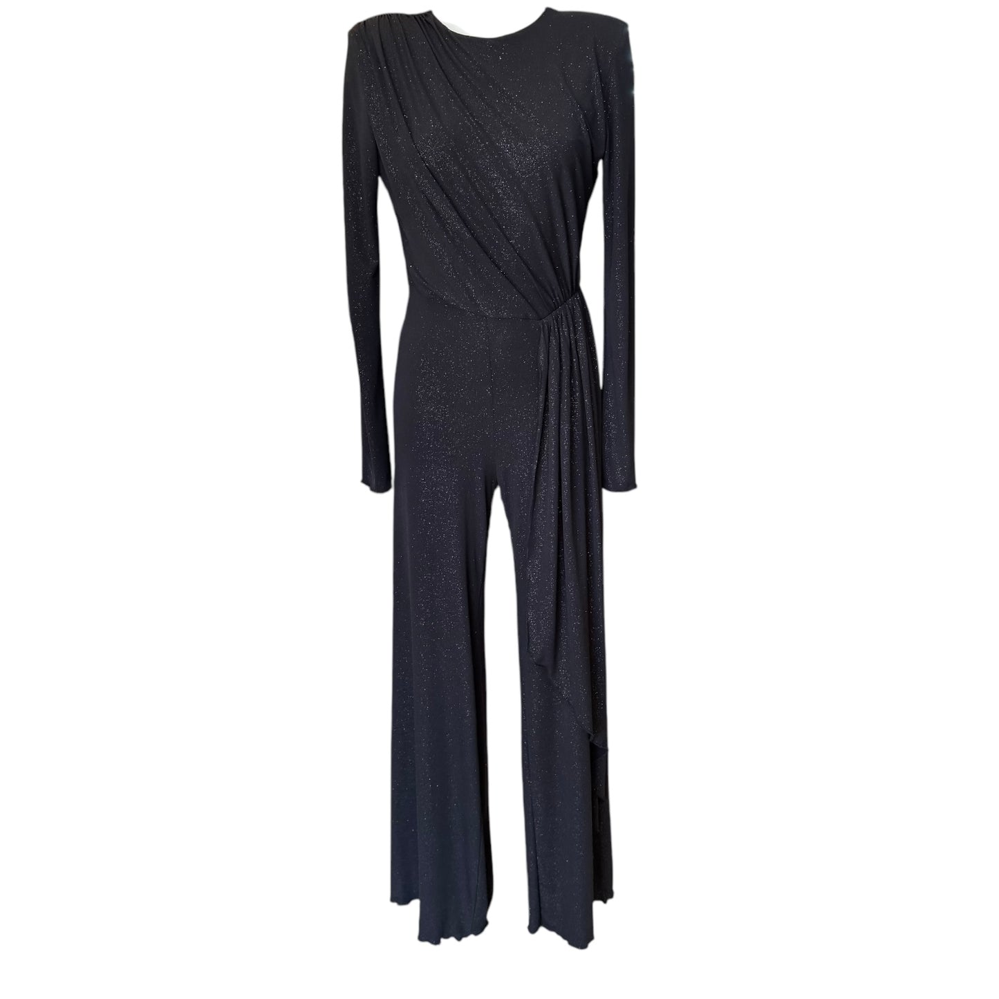 Kevan Jon Black Sparkly Jumpsuit - 8