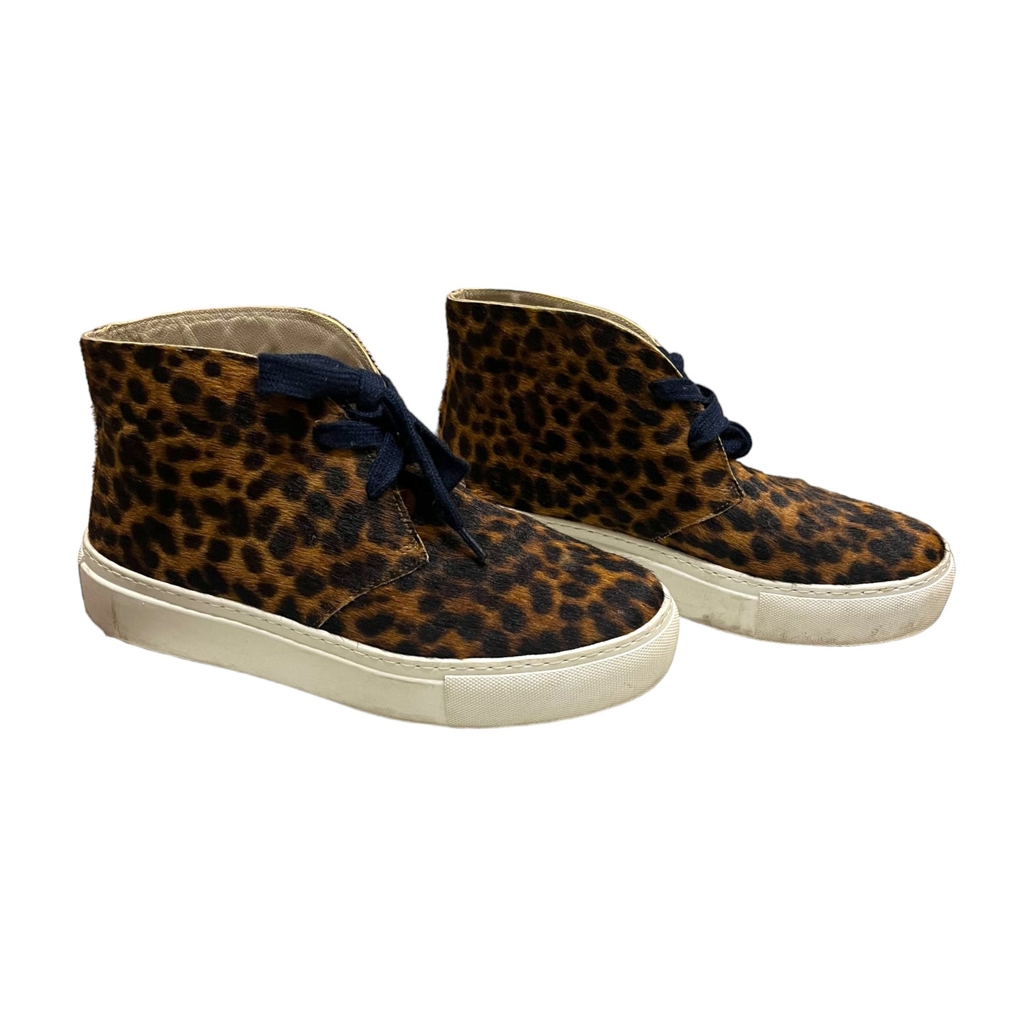 Boden Animal Print Hi Top Trainers