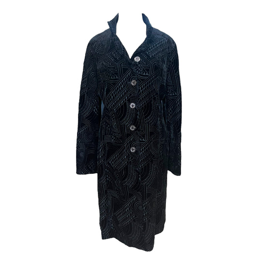 Ghost Black Velvet Coat