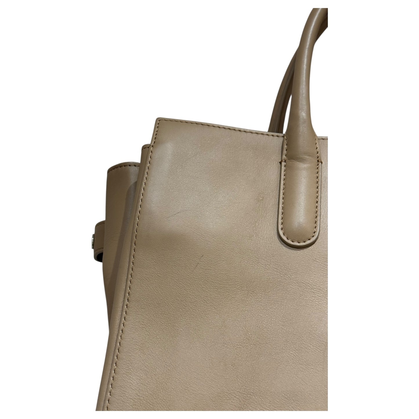 Max Mara Camel Leather Monopolis Bag