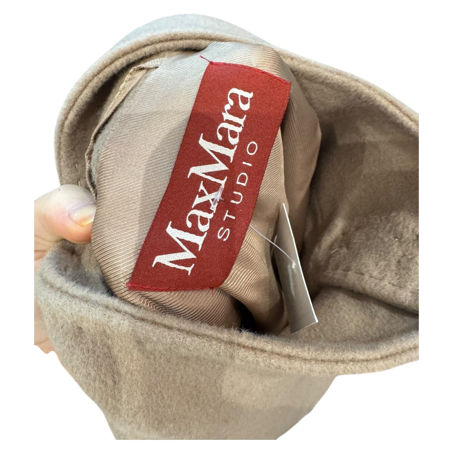 Max Mara Studio Wool Camel Coat - 10