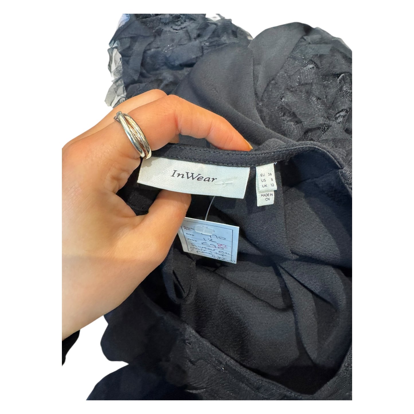 InWear Dollance Black Net Top and Skirt - 12