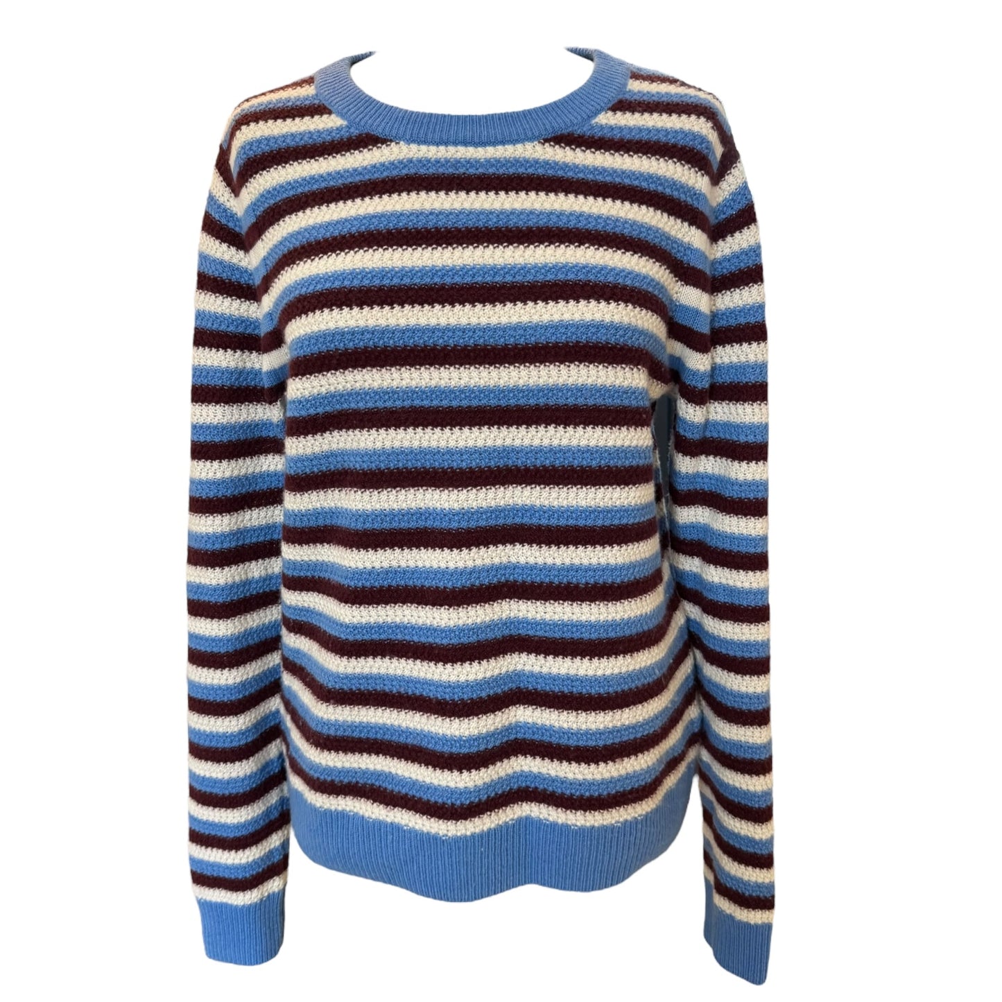 Chinti and Parker Blue, Brown and White Jumper - 12