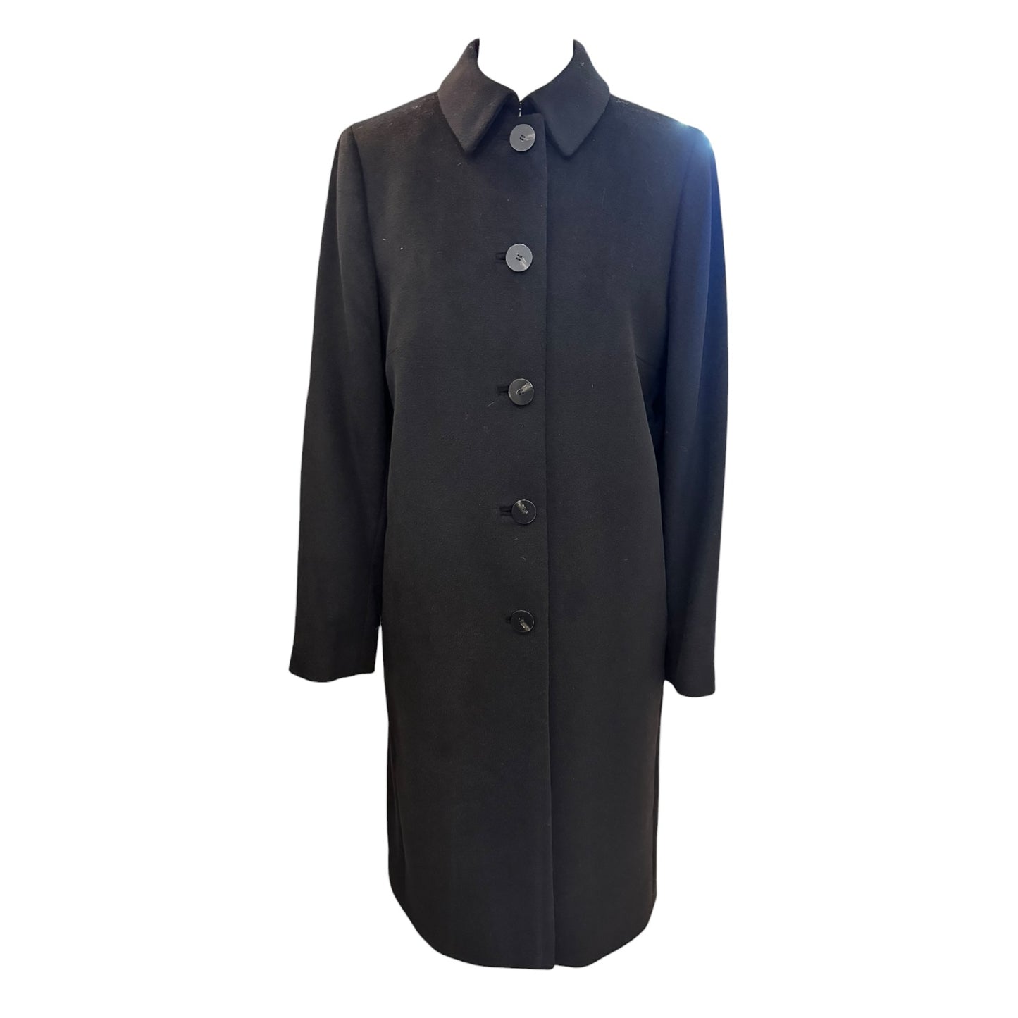 Jaeger Black Wool Coat - 10/12
