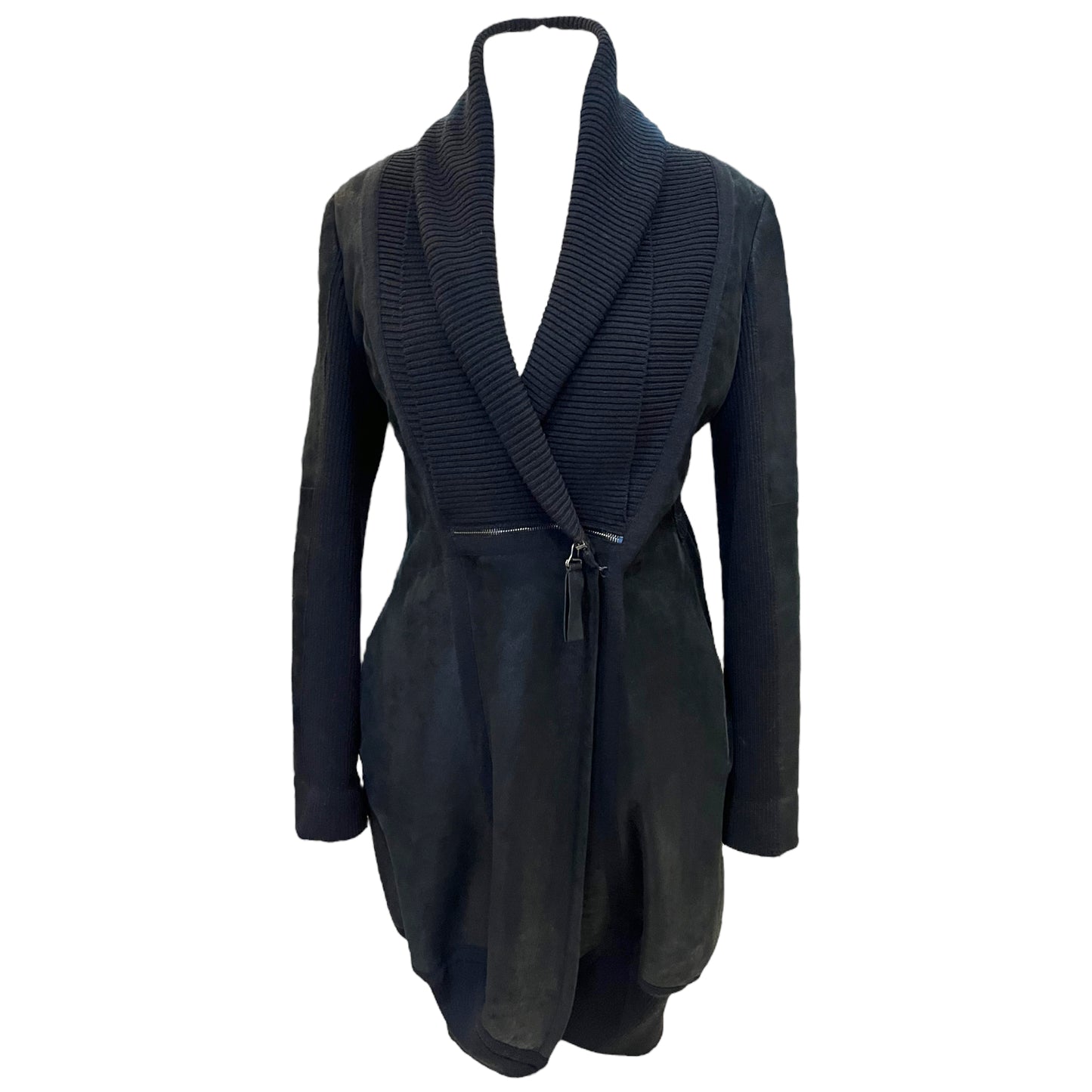 Annette Gortz Black Sheepskin Coat