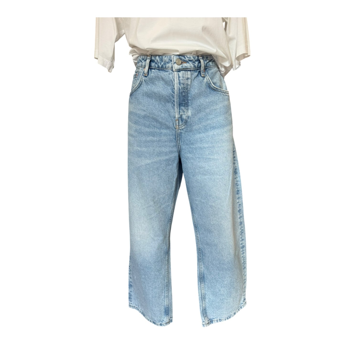Albaray Organic Cotton Cropped Jeans - 16