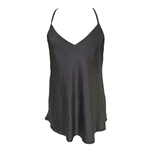Kate L'Altramoda Black Polka Dot Racer Vest - 8/10
