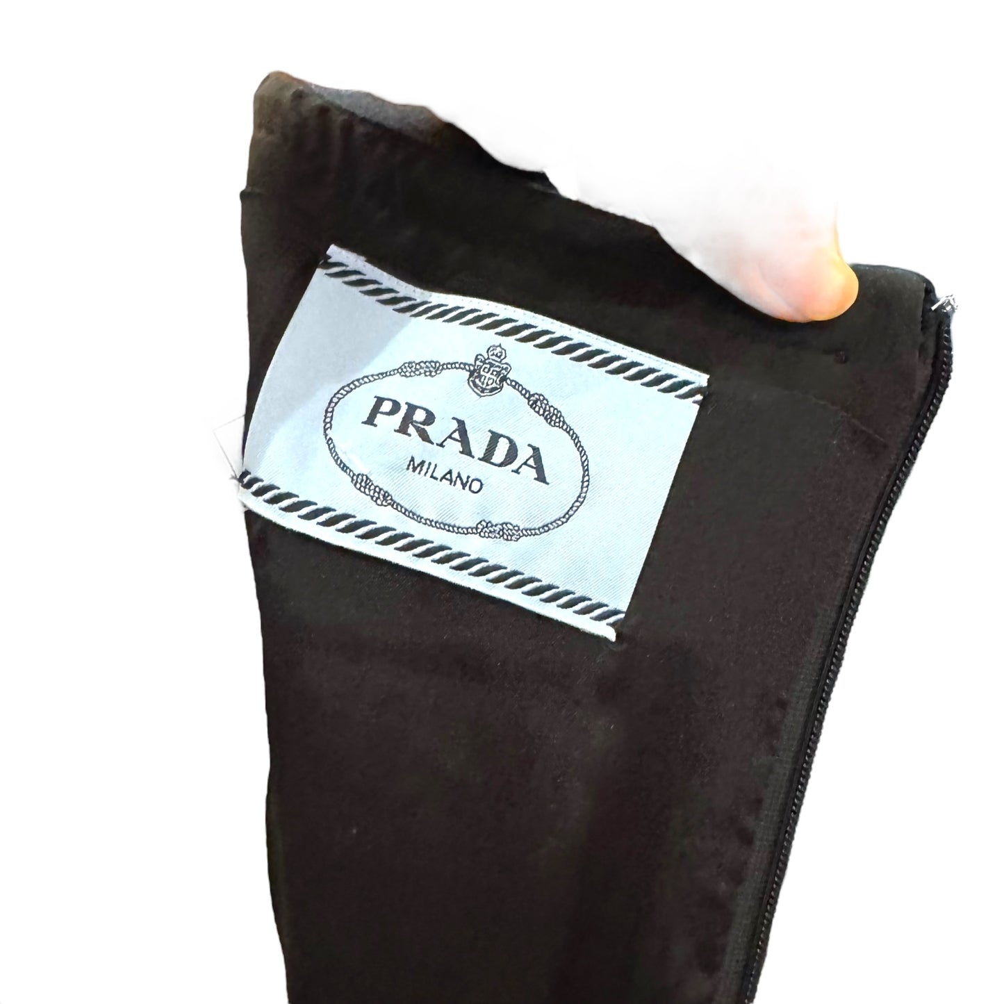 Prada Black Wool Dress - 12