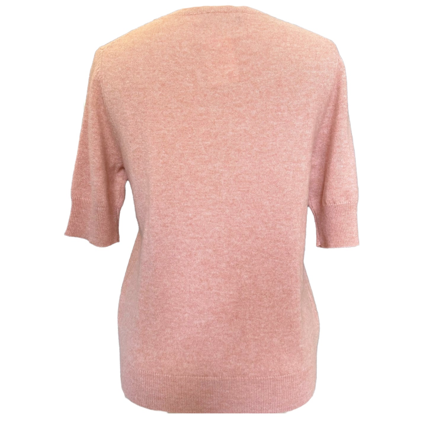 Repeat Cashmere Pink Short Sleeved Sweater - 10