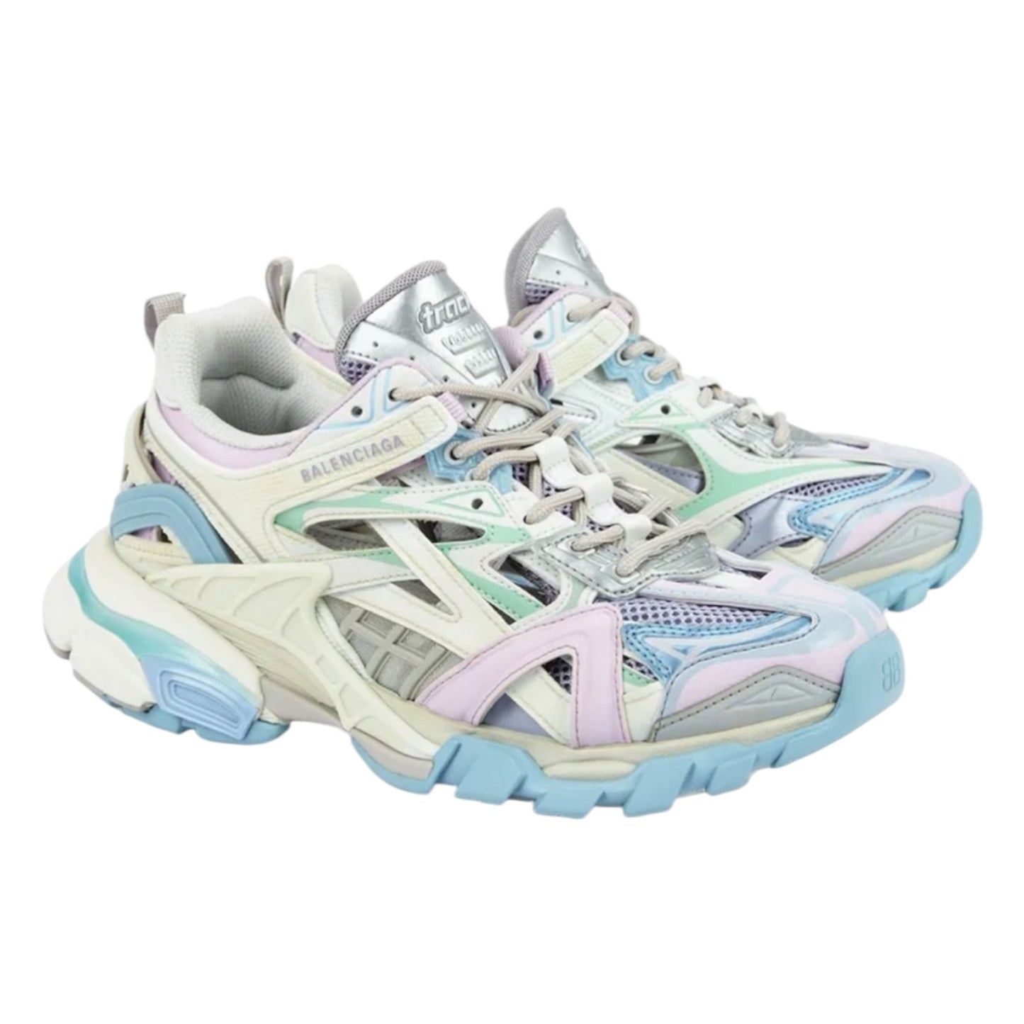 Balenciaga Track 2.0 Panelled Mesh Sneakers - 38/5