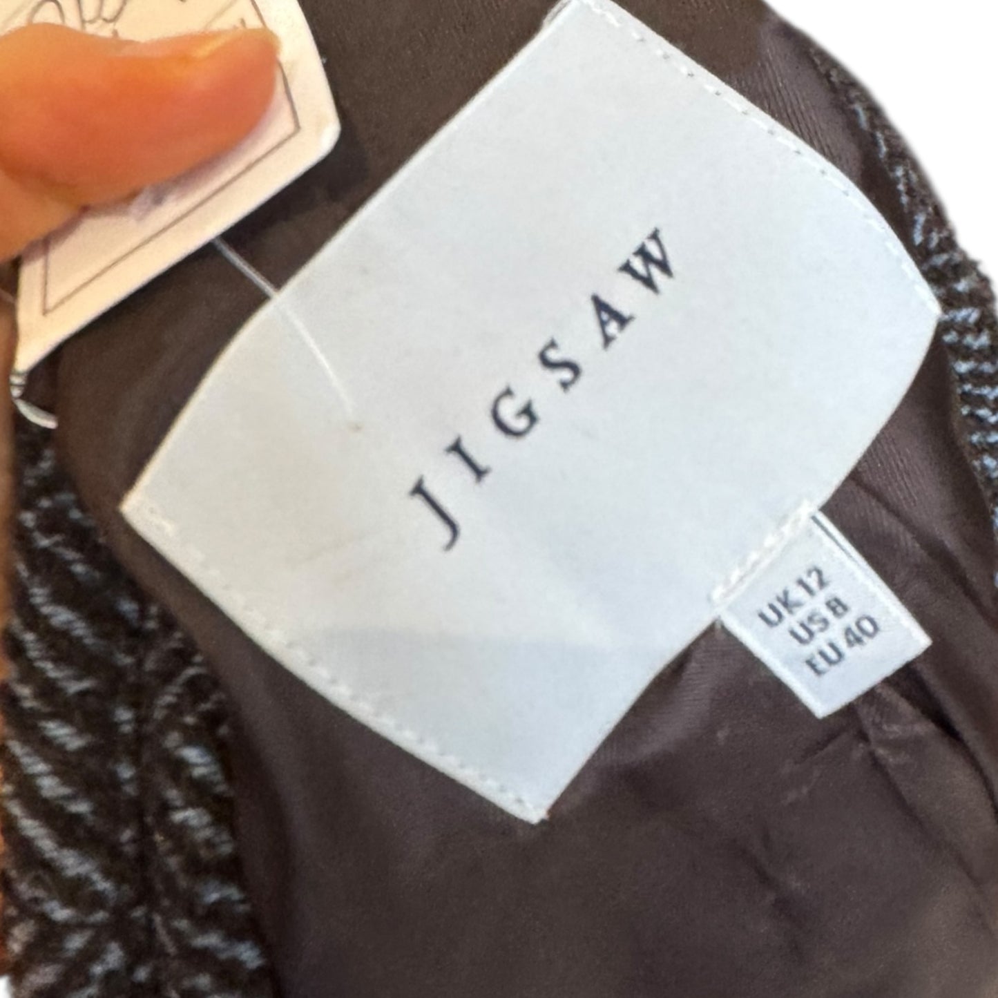 Jigsaw Blue Tweed City Coat - 12