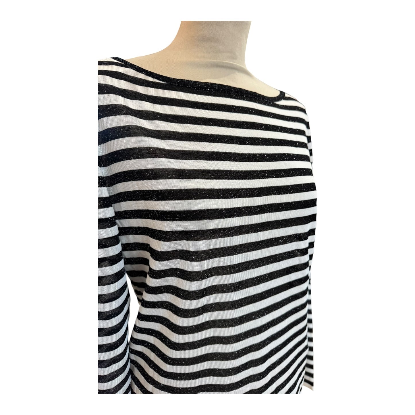 Max Mara Black & White Talco Sweater - 12