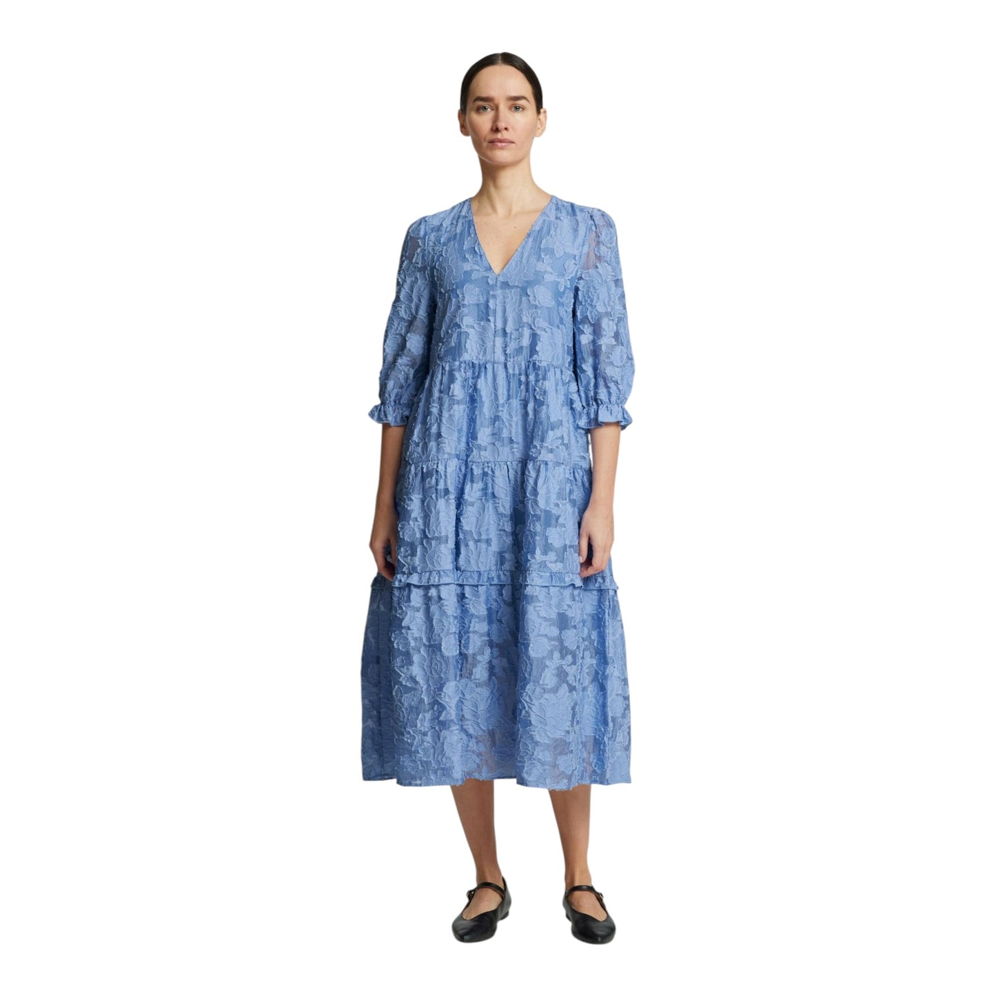 Selected Femme Cornflower Blue Midi Dress - 8/10