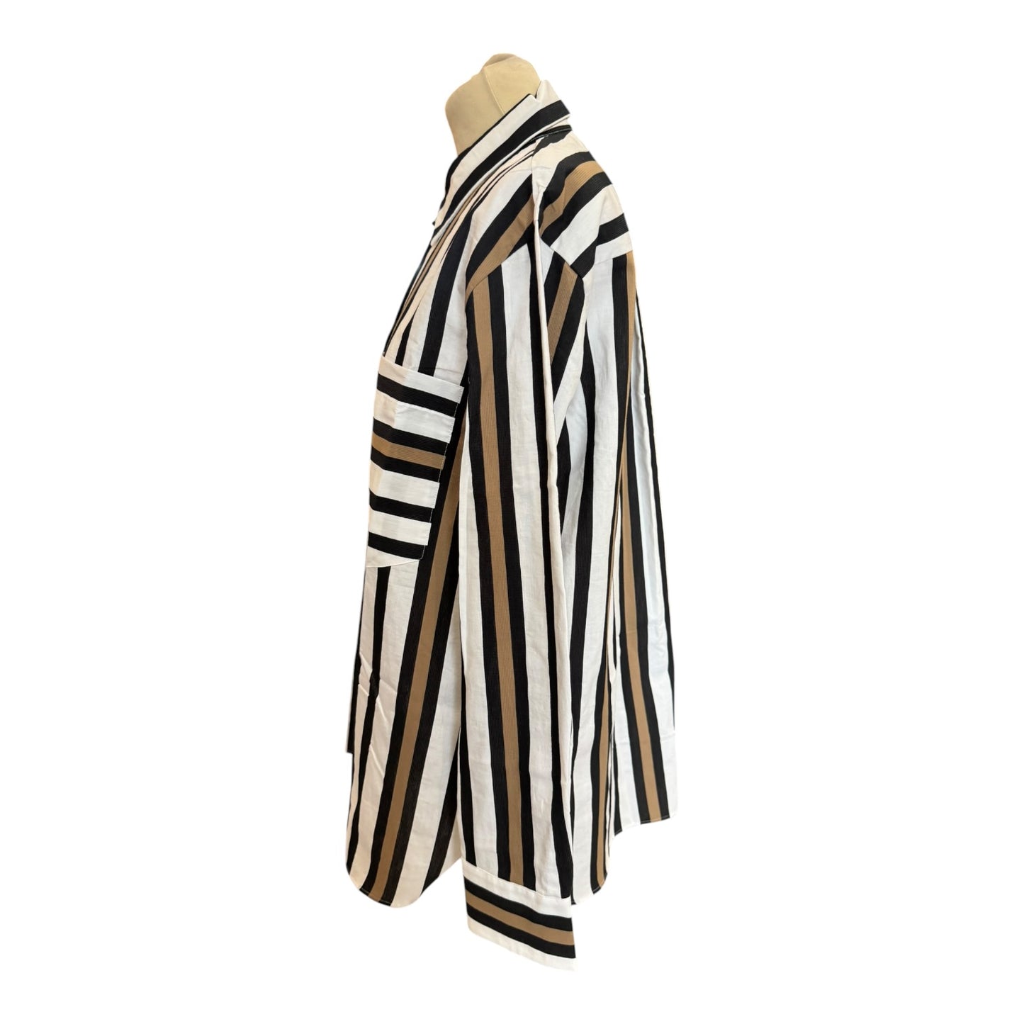 Luisa Cerano Stripe Shirt - 12/14 - NEW
