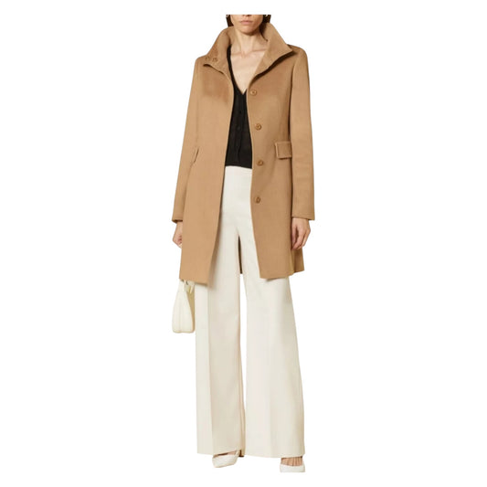 Max Mara Studio Wool Camel Coat - 10