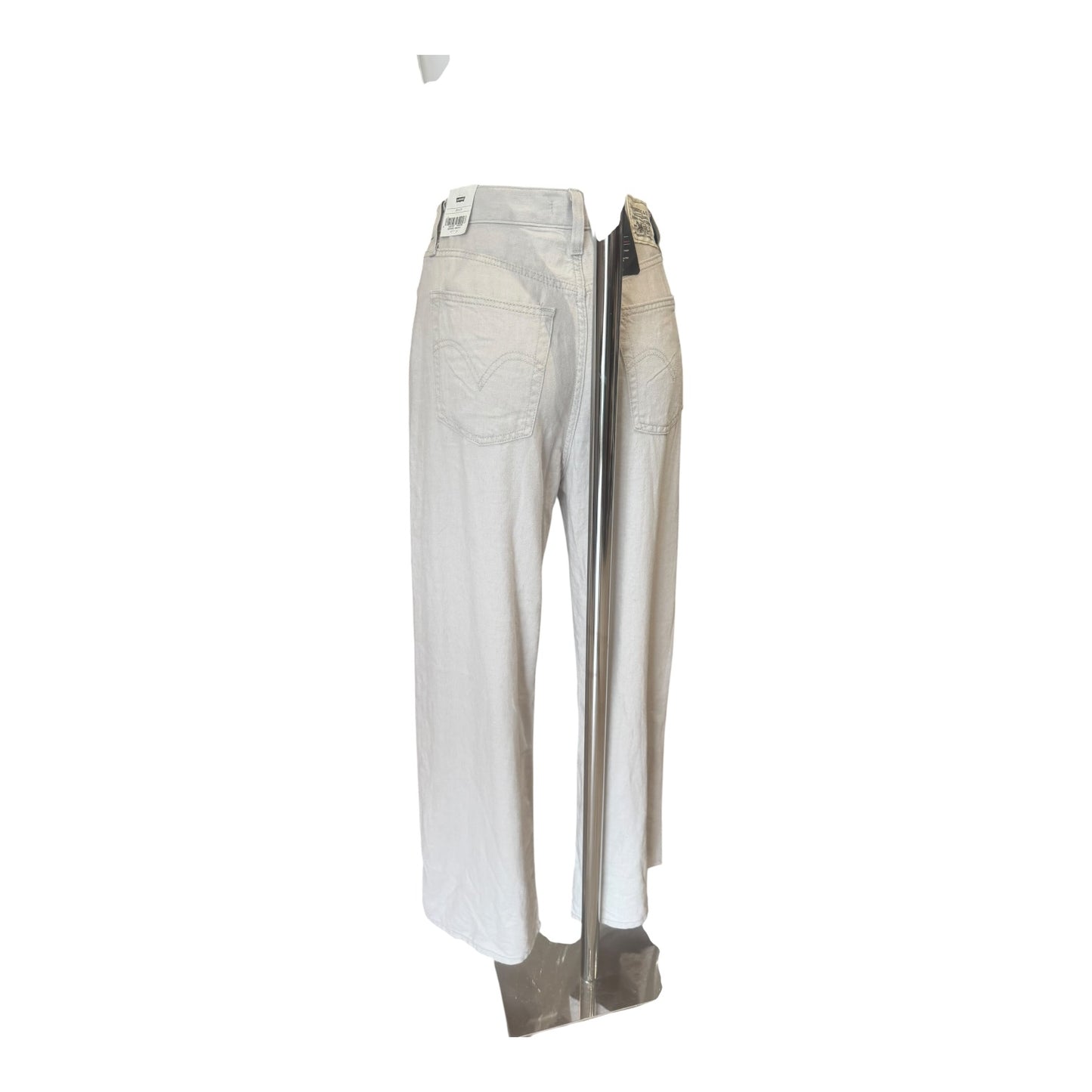 Levi's Lightweight Ribcage Wide Leg Linen Trousers - 10 - NEW
