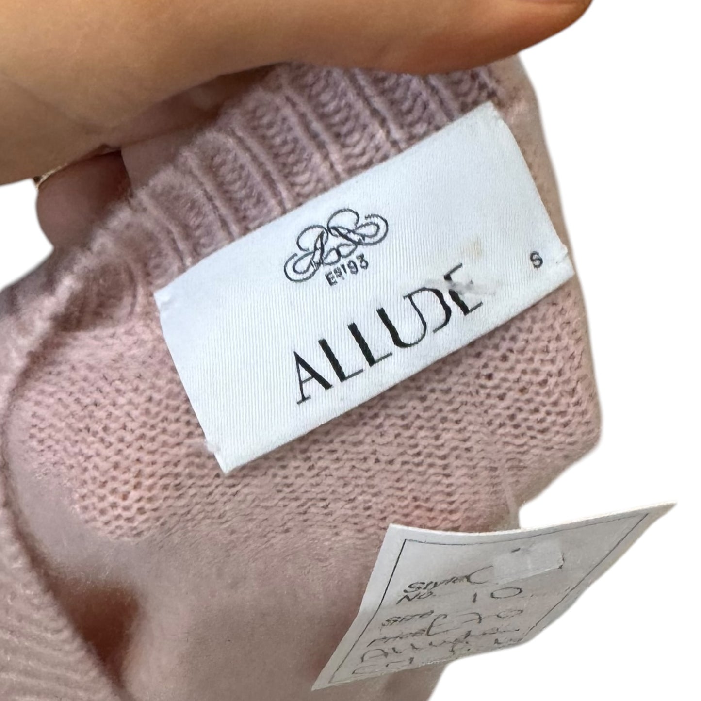 Allude Baby Pink Cashmere Cardigan - 10