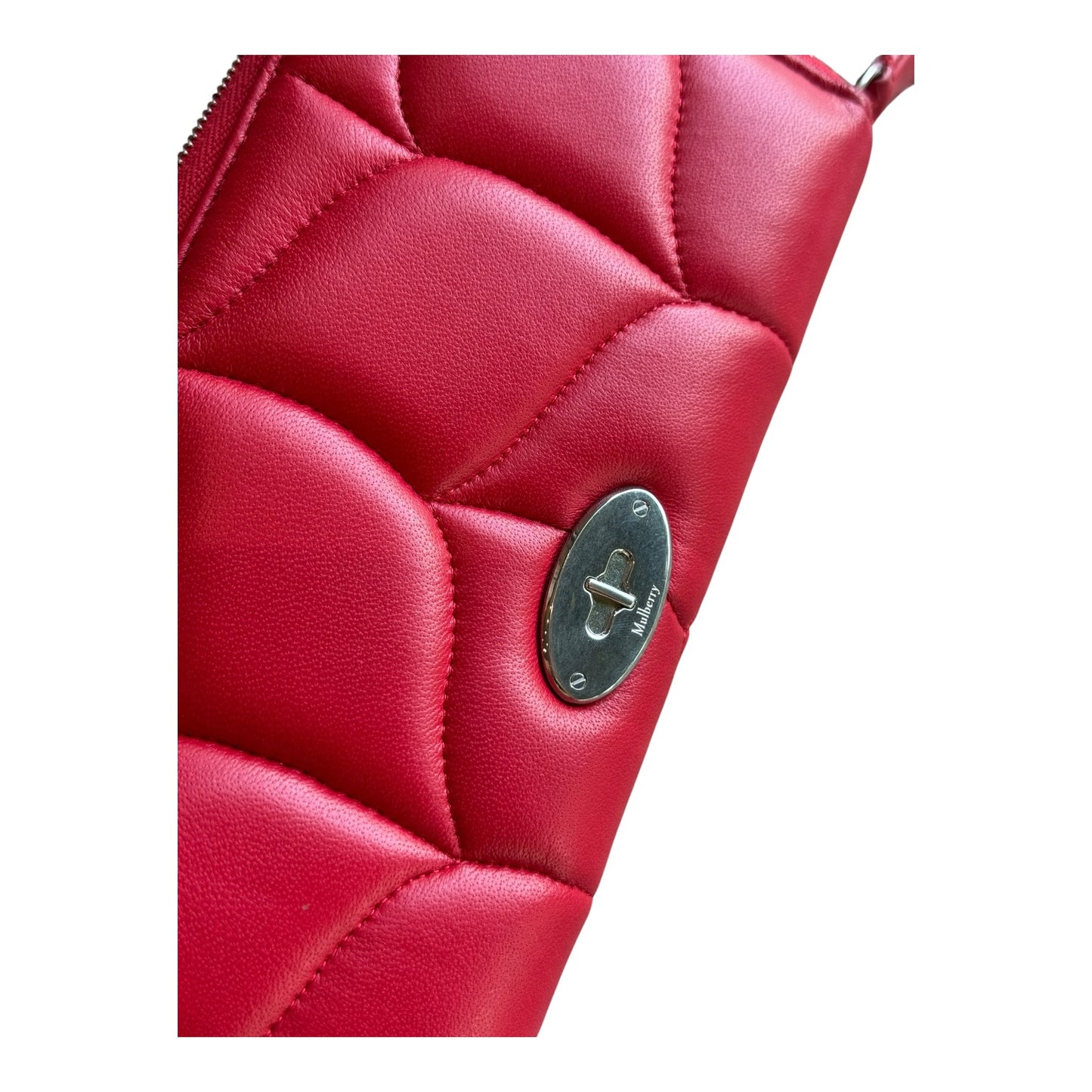 Mulberry Softie Long Card Wallet in Lancaster Red