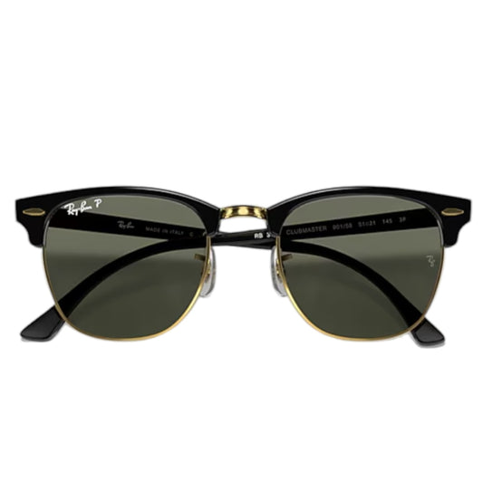 Ray Ban Club Master in Black and Gold
