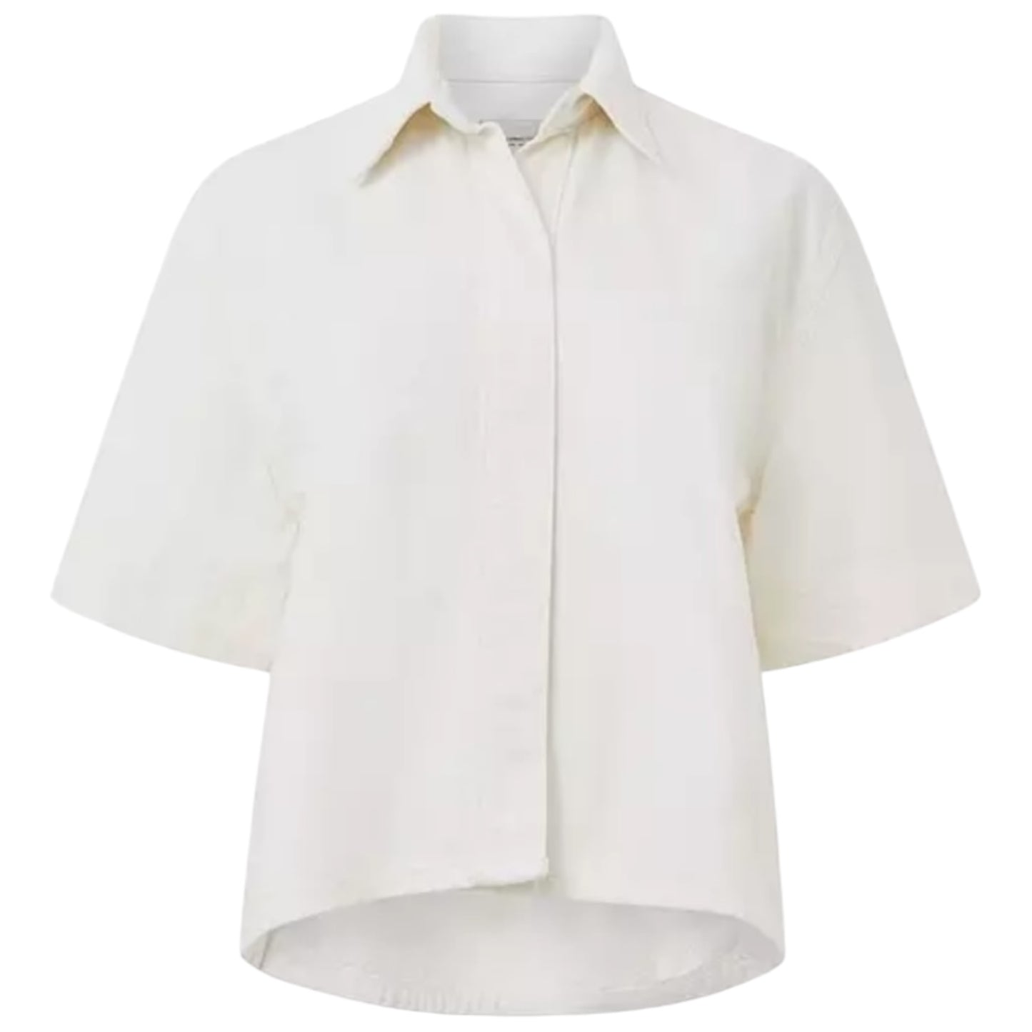 French Connection White Denim Shirt - 10