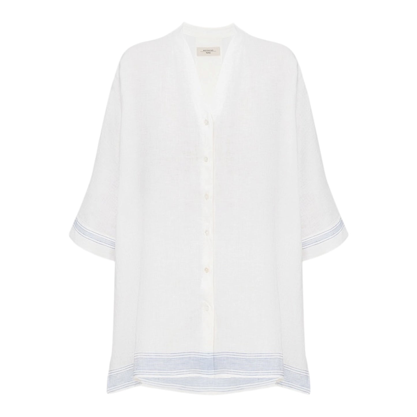 Weekend Max Mara Linen White Tunic Top - 10