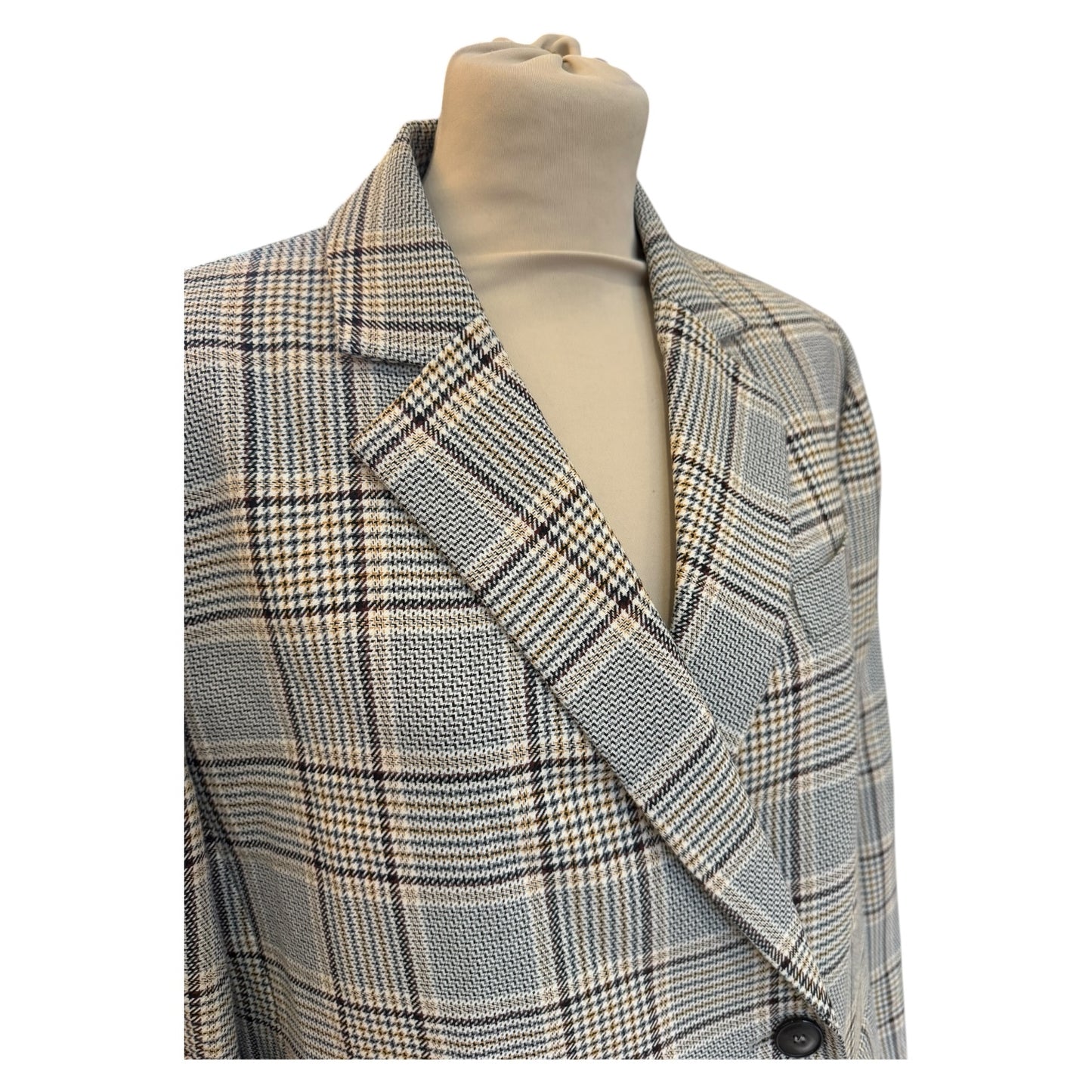 Whistles Check Blazer - 12 - NEW