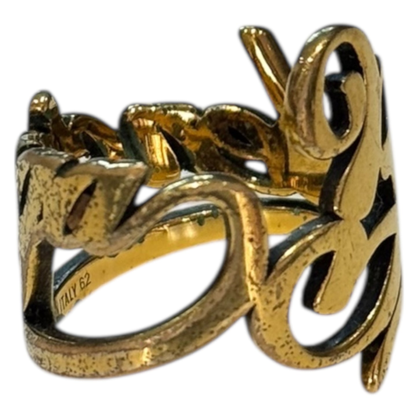 Balenciaga Typo Logo Ring - 62 / T.5