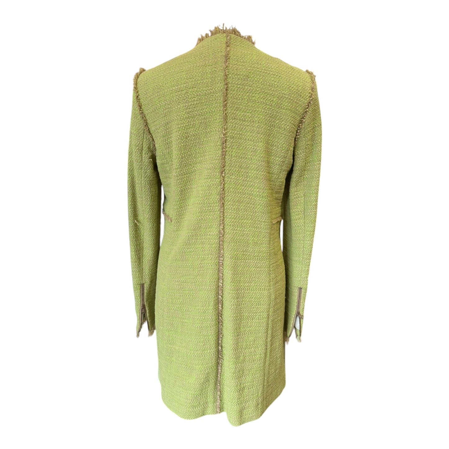 Marc Cain Green Tweed Coat - 10
