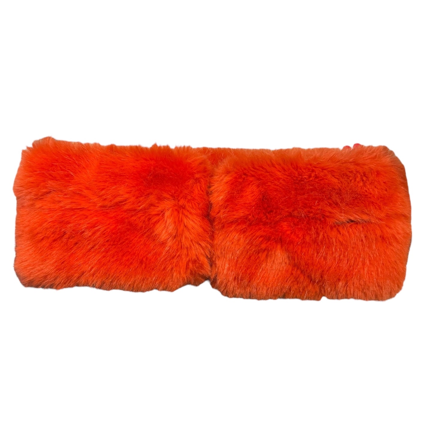 Helen Moore Orange Faux Fur Scarf