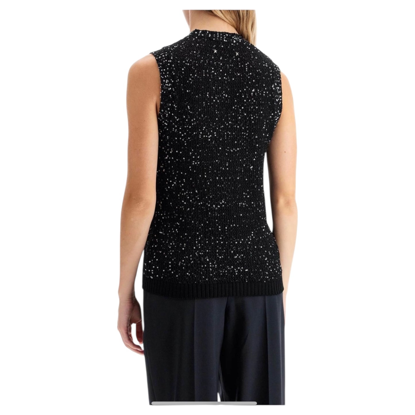 Golden Goose Knitted Vest with Sequins - 10