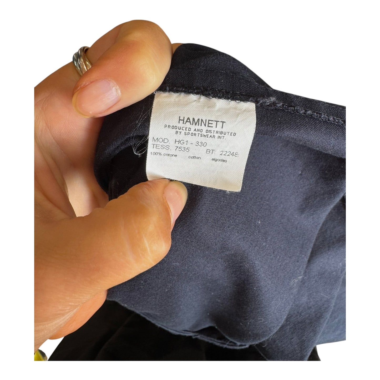 Hamnett Navy Cotton Trench - 16