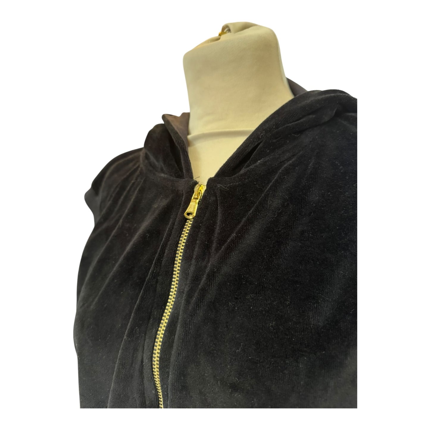 Moschino Black Velvet Sleeveless Gilet - 10